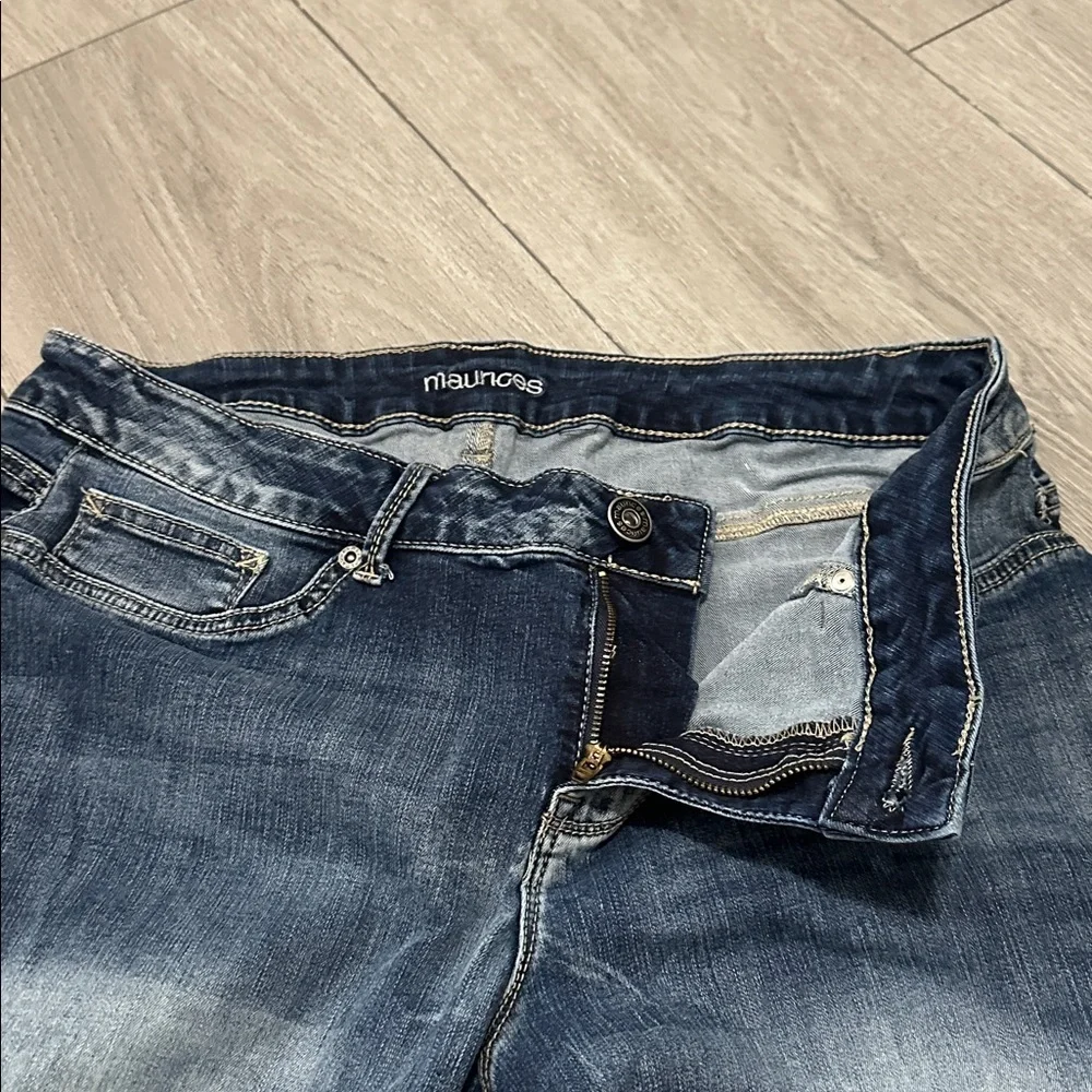 NWOT Maurice’s Dark Blue Skinny Jeans size XXL-Long - Picture 3 of 9